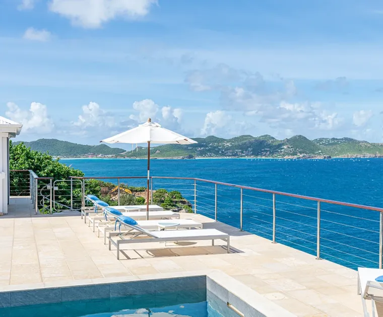 vacation rental photo St Barthelemy WV DAY Villa La Corniche St Barts Villa DAYdek01 desktop